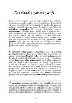 Recettes et menus pour la goutte