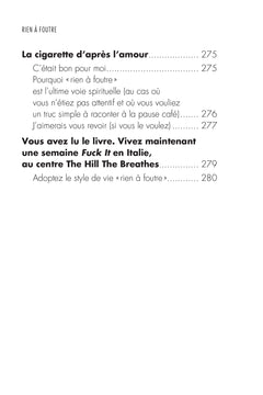 Rien à foutre - L'ultime voie spirtiuelle