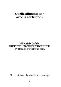 Quelle alimentation avec la cortisone ?