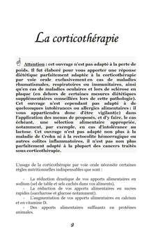 Quelle alimentation avec la cortisone ?