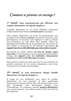 Quelle alimentation avec la cortisone ?