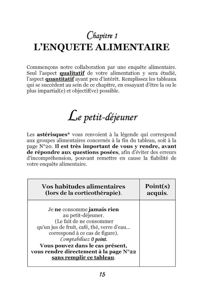 Quelle alimentation avec la cortisone ?