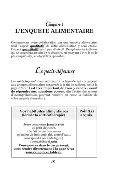 Quelle alimentation avec la cortisone ?
