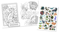Mon livre de coloriage tattoos (Dinos) - 32 pages coloriages ! + tattoos offerts