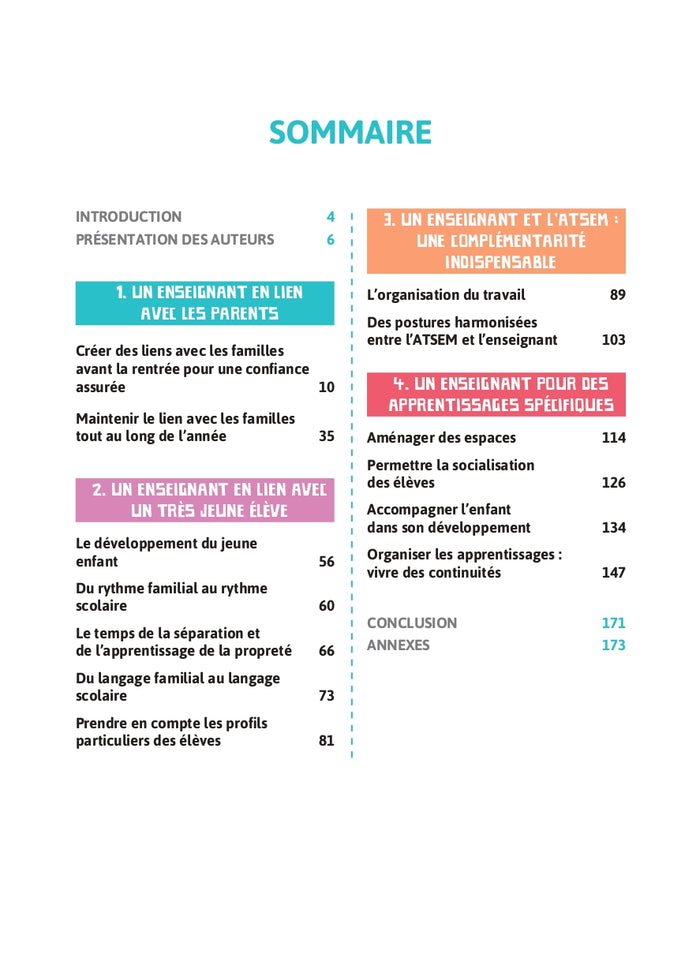 Enseigner en maternelle