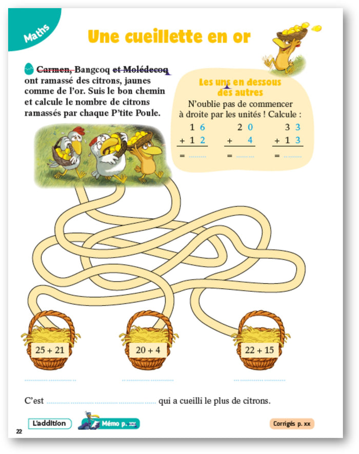 Cocorico J'apprends en jouant ! Ma GS avec les P'tites Poules