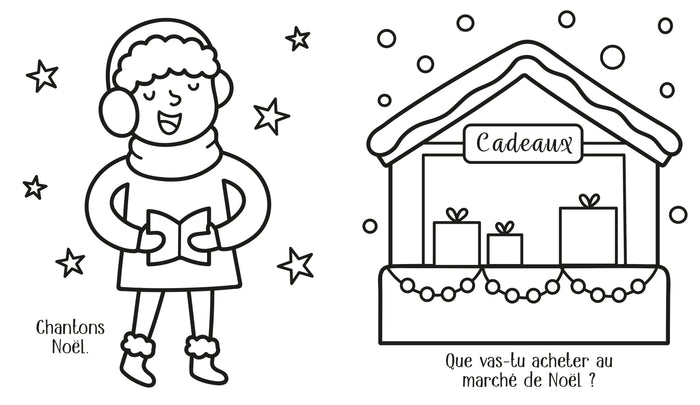 Vive Noël ! - Mon grand livre de coloriage - Dès 3 ans