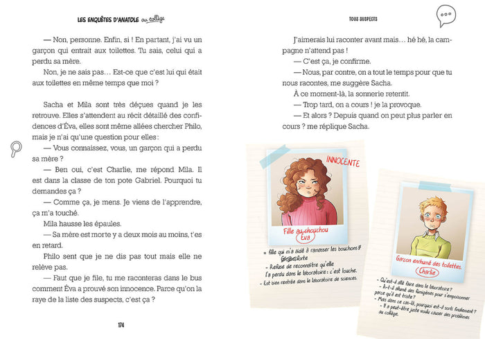 Les enquêtes d'Anatole au collège - Tous suspects