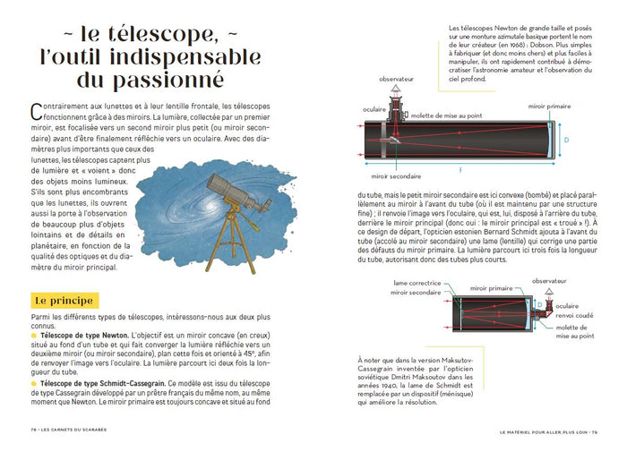 Les carnets du scarabée - Astronomie