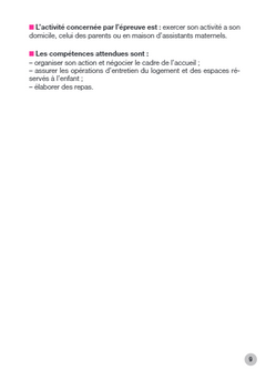110 entraînements - CAP Accompagnant éducatif petite enfance