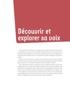 Chant et expression vocale à l'école maternelle