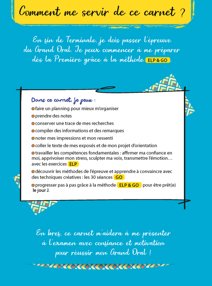 Mon carnet du grand oral