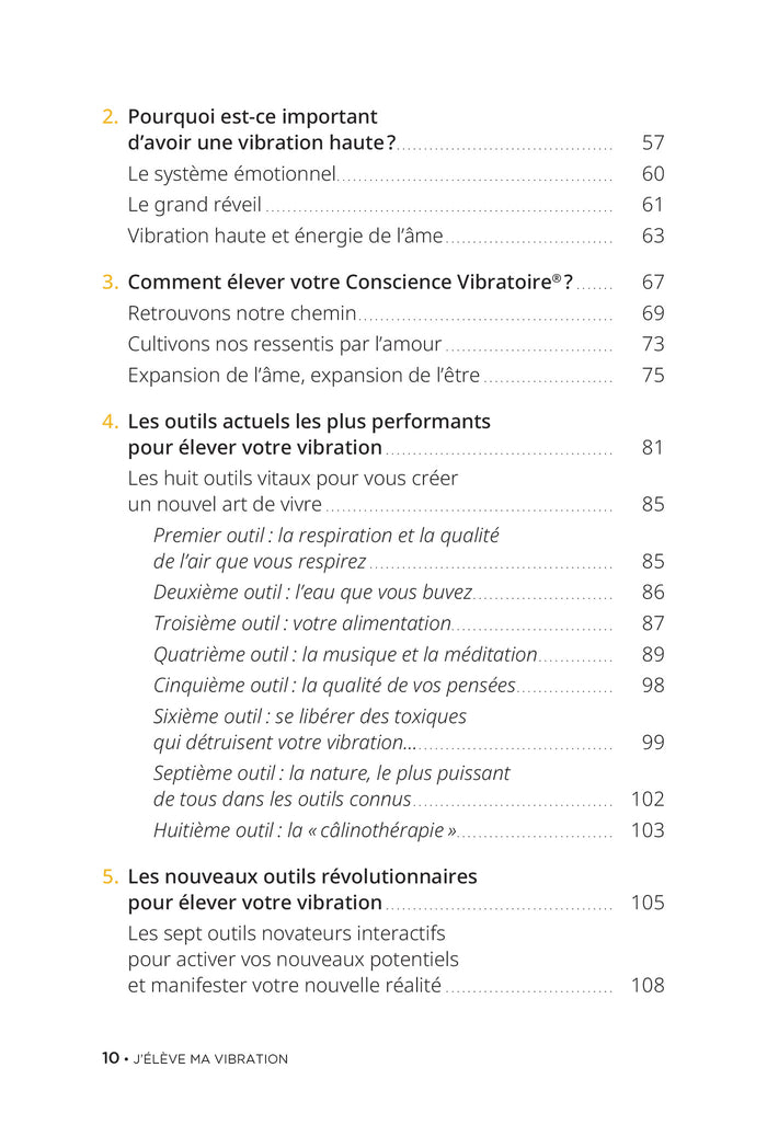 J'élève ma vibration