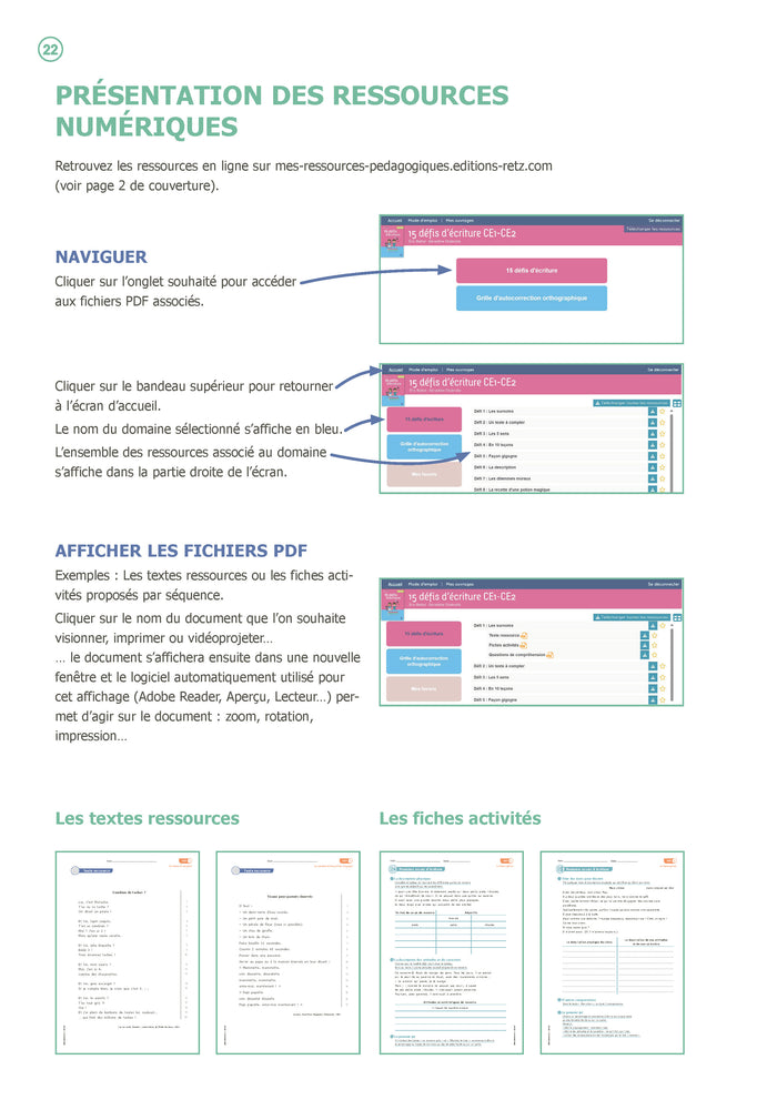 15 défis d'écriture CE1-CE2