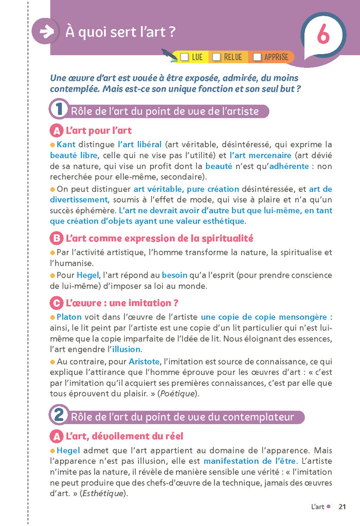 Philosophie Terminale