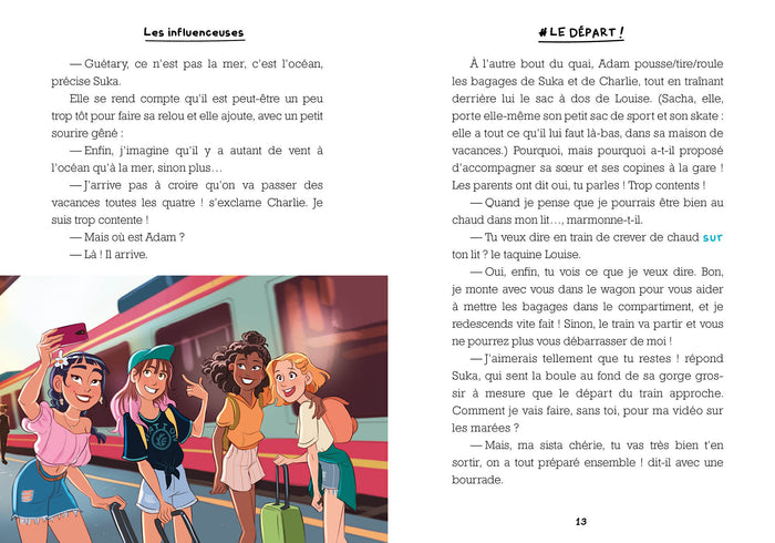 Les influenceuses - Tome 03 : 4MIES en vacances
