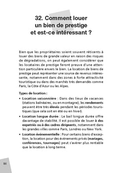 L'immobilier de prestige