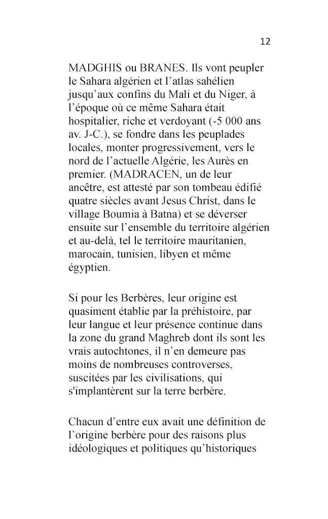Berbères et Arabes, l'histoire controversée