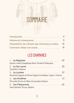 L'Oracle des chamanes Lumière