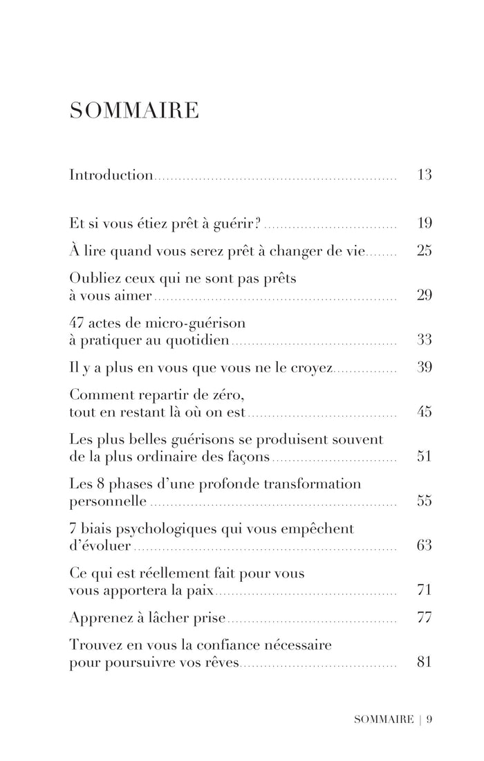 Quand vous êtes prêt, la guérison peut commencer