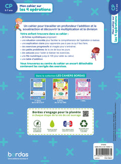 Mon cahier sur les 4 opérations CP
