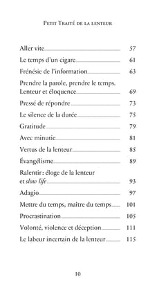 Petit traité de la lenteur à l'usage des gens pressés