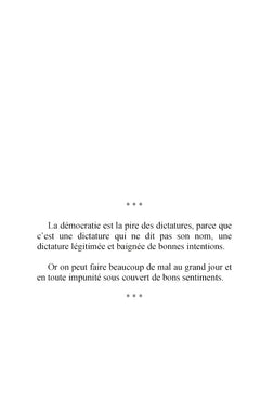 Soumission Consentie Pour Dictature Tranquille