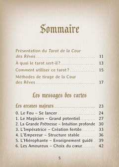 Le Tarot de la Cour des rêves