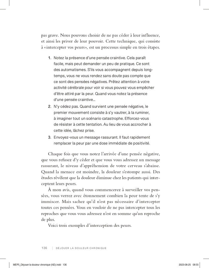 Déjouer la douleur chronique - Une approche scientifique révolutionnaire pour reconditionner son cerveau et retrouver le bien-être