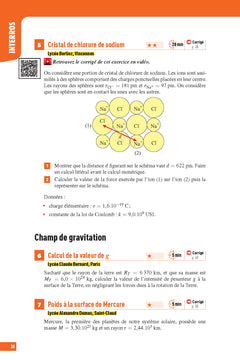 Interros des Lycées Physique Chimie 1re