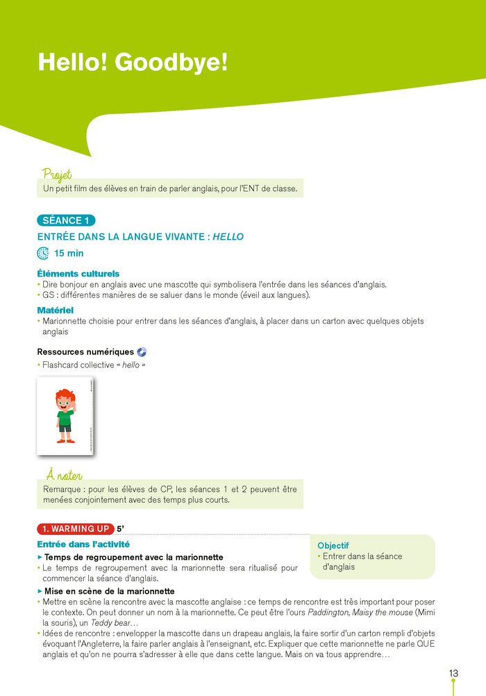 Enseigner l'anglais à partir d'albums GS-CP + Album + téléchargement