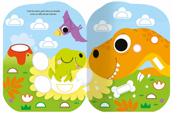 Gommettes formes - L'aventure de Petit Dinosaure