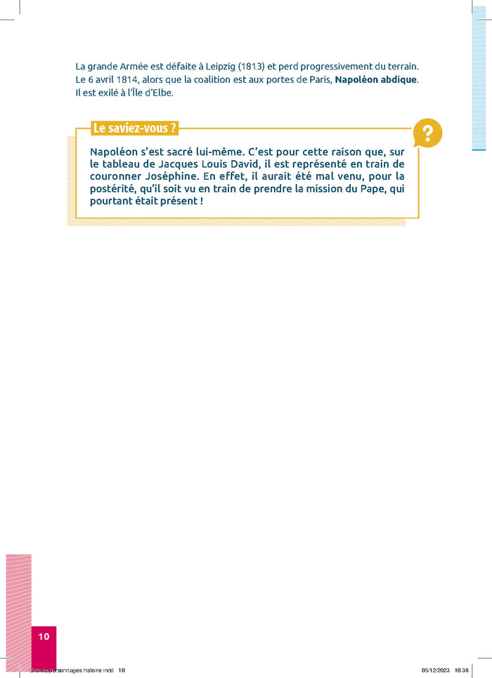 Les grands personnages de l'histoire (XIXe - XXe siècle)