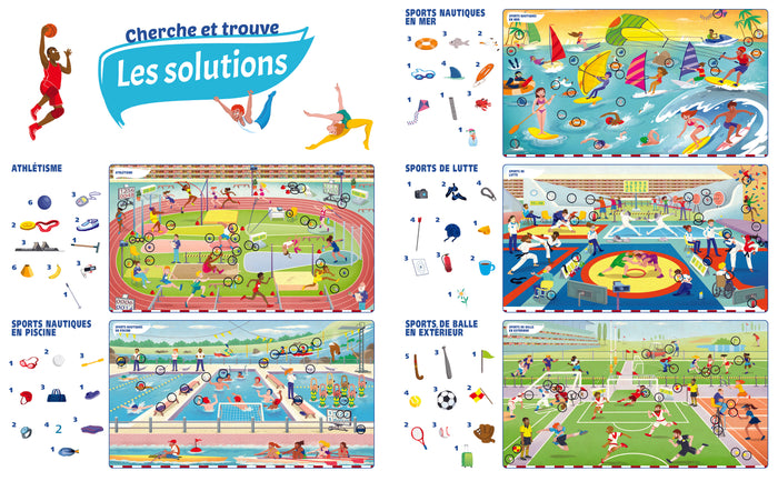 Les sports - Cherche et trouve