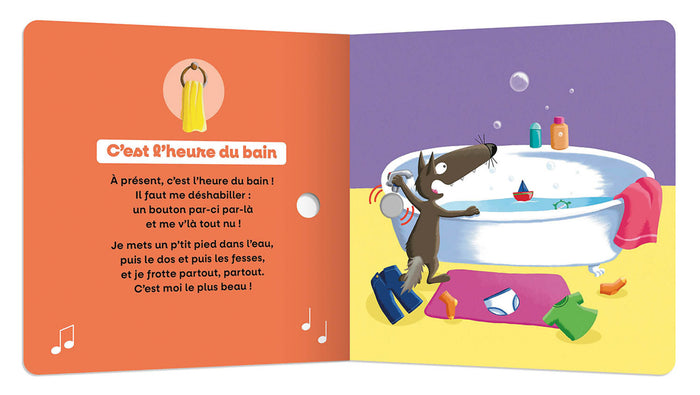 Mes premiers sonores p'tit Loup - Mes comptines pour être tout propre