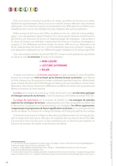 L'atelier de lecture DECLIC - Les mini-leçons CE2 - CM1 - CM2
