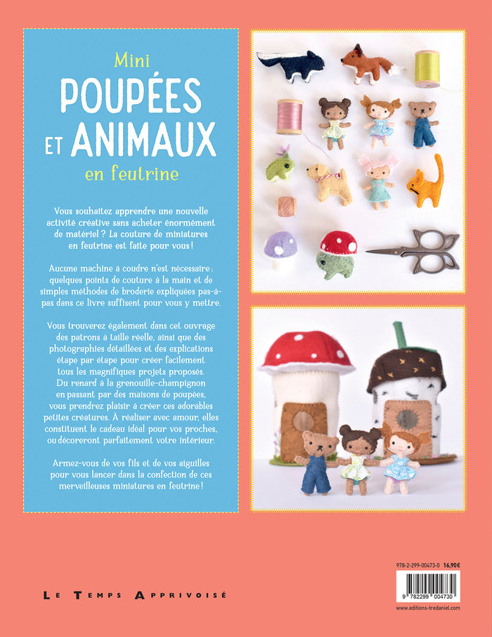 Mini poupées et animaux en feutrine