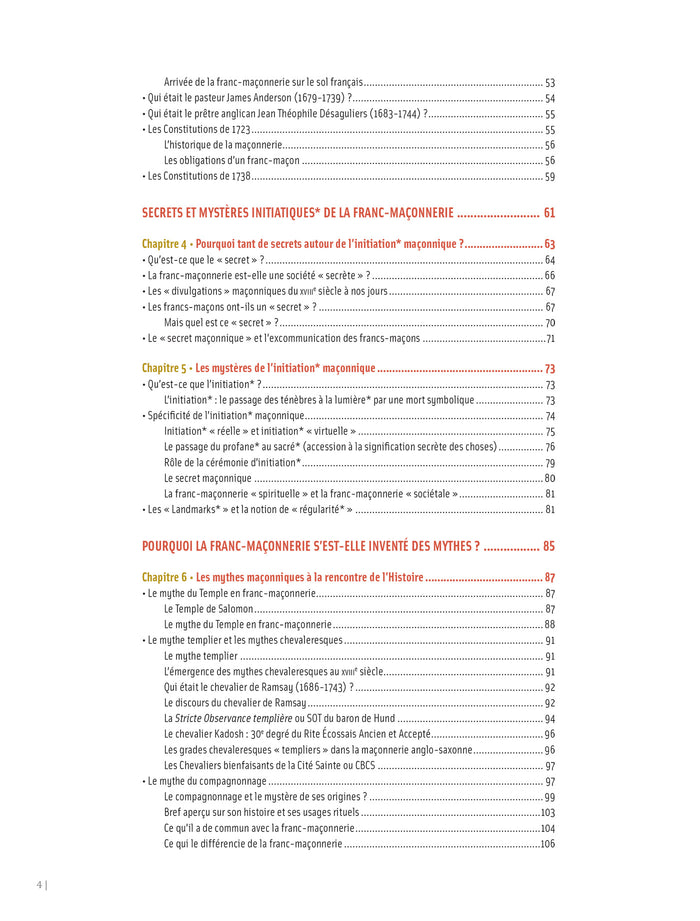 Les grands mystères de la franc-maçonnerie