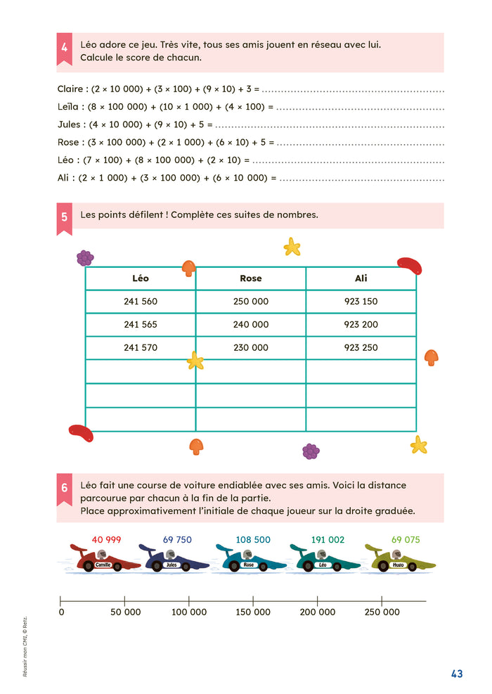 Réussir mon CM1 - Je m'entraîne toute l'année