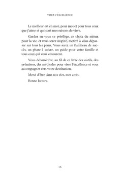 Visez l'excellence - Pour un bonheur permanent