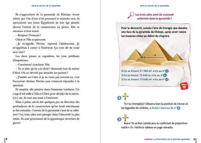 L'Enigme des vacances Escape game de la 5e à la 4e - Dans le secret de la pyramide