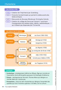 Mes fiches pour le Bac 1re Français