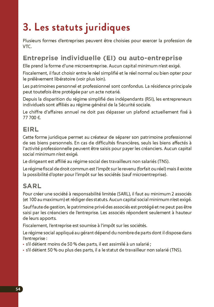 Réussir le concours VTC - Devenir chauffeur : la préparation complète à l'examen