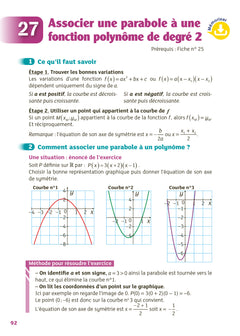 Guide Bac Techno - Mathématiques Enseignement commun Première - Réflexe N°99
