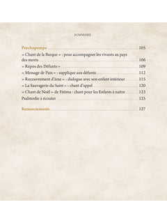 Carnet de chants chamaniques