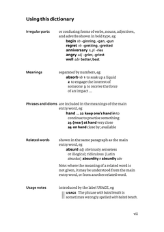 Dictionnaire anglais unilingue - format poche