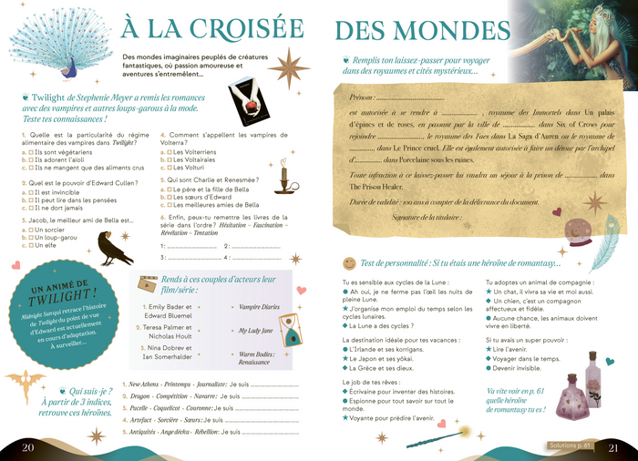 Cahier de vacances romance