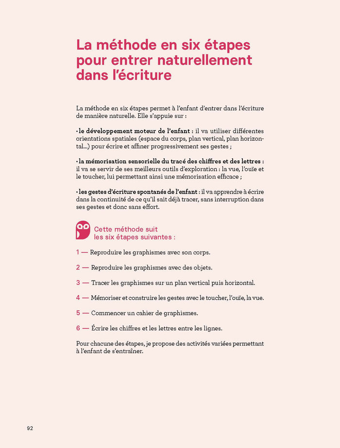 Mon enfant se prépare à écrire - 150 activités de manipulation et d'écriture - 1 à 6 ans
