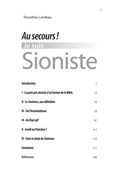 Au  secours, je suis Sioniste!