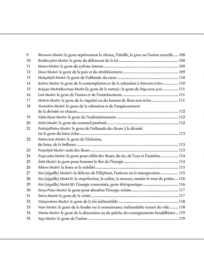 Mudra, le secret sacré